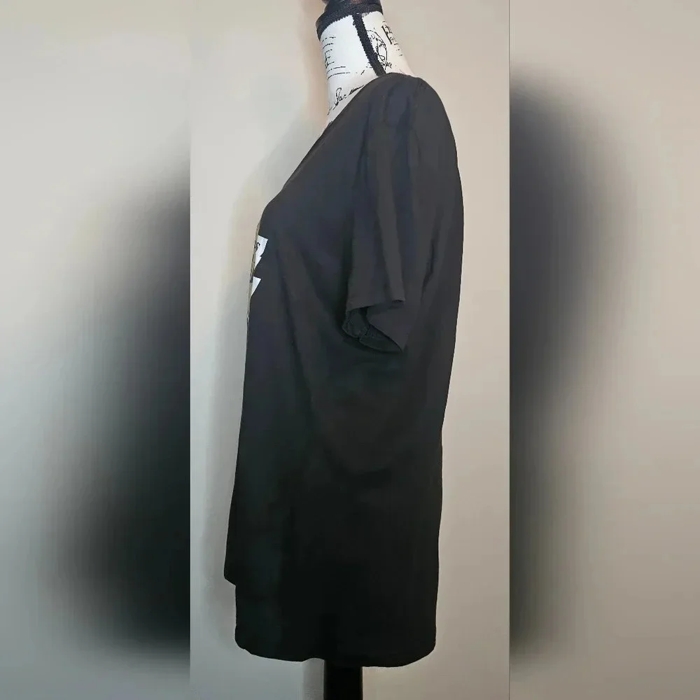 Fanatics Women's Los Angeles Lakers Lebron James #6 T-Shirt Size XL Black - Picture 3 of 11